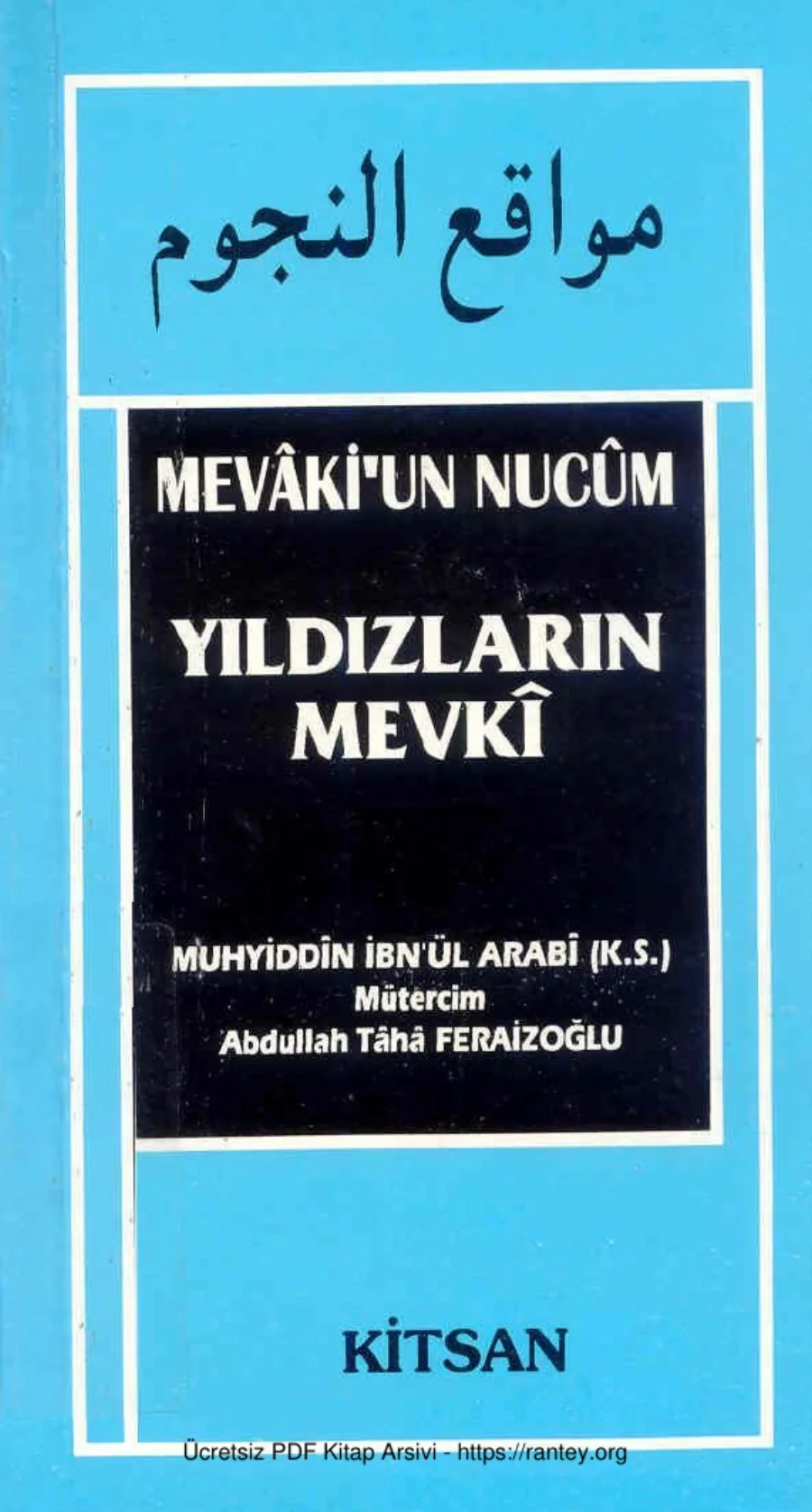 Mevakiun Nucum Yıldızların Mevkii Kitsan Yayınları kapak görseli