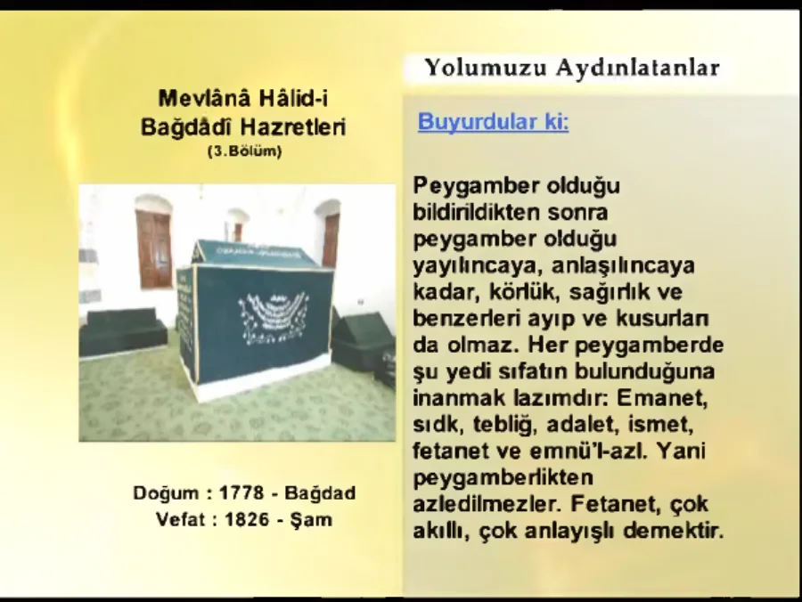 Mevlana Halid-i Bağdadi 1. Bölüm - Yolumuzu Aydınlatanlar kapak görseli