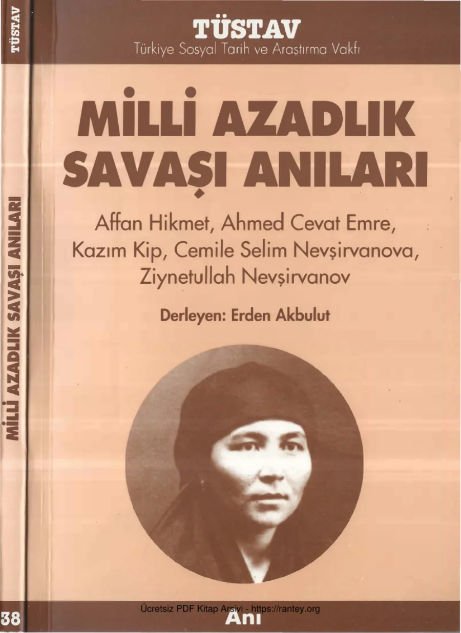 Milli Azadlık Savaşı Anıları kapak görseli