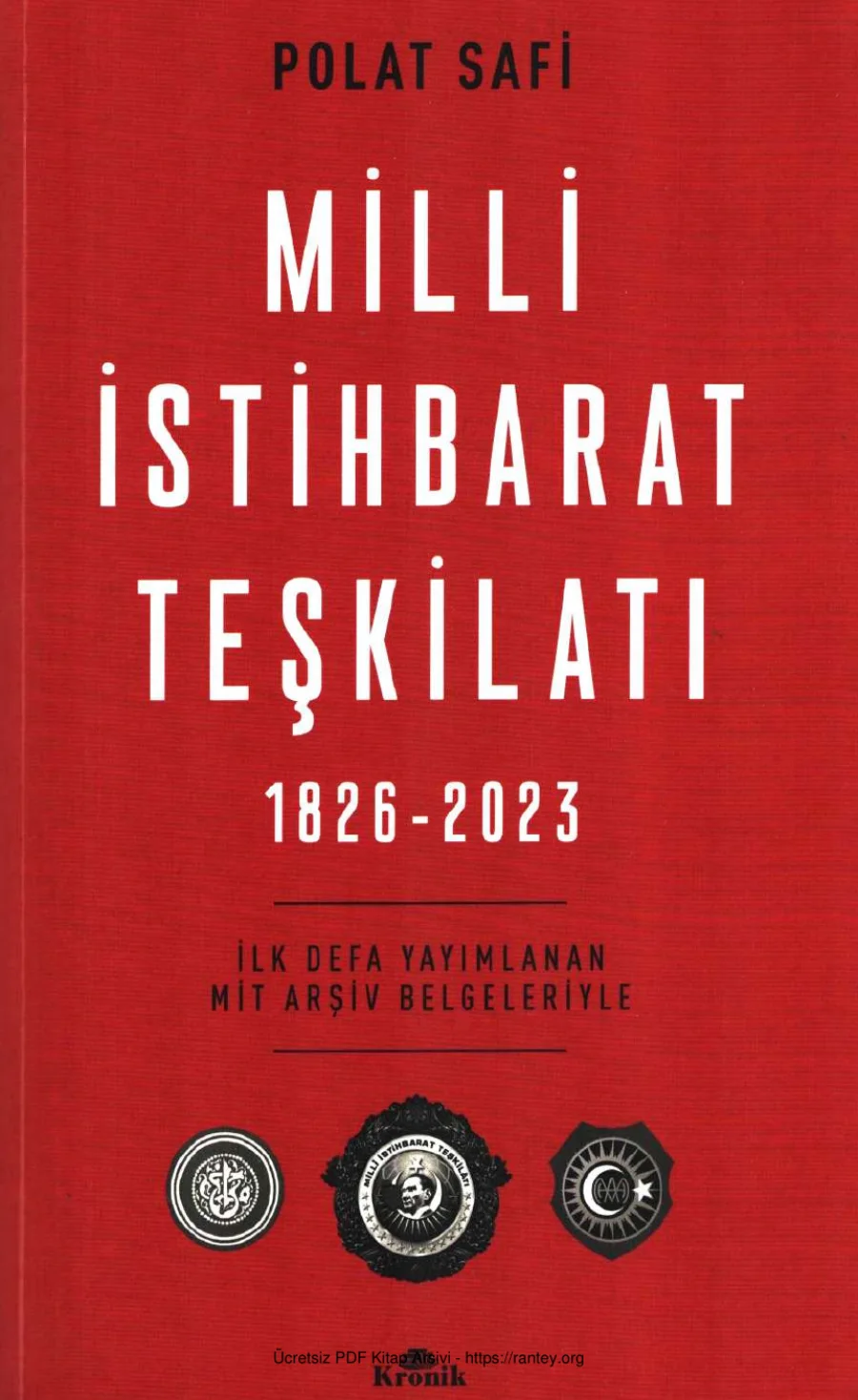 Milli İstihbarat Teşkilatı 1826 2023 kapak görseli