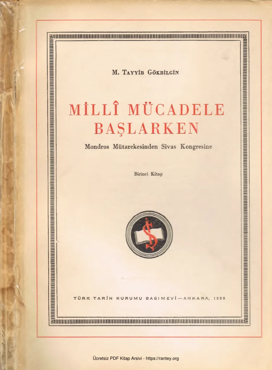 Milli Mücadele Başlarken 1 kapak görseli
