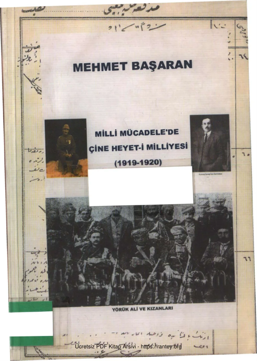 Milli Mücadelede Çine Heyeti Milliyesi 1919 1920 kapak görseli