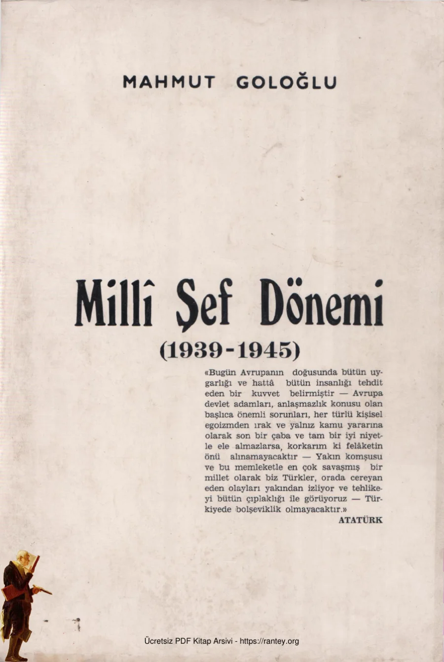 Milli Şef Dönemi 1939 1945 kapak görseli
