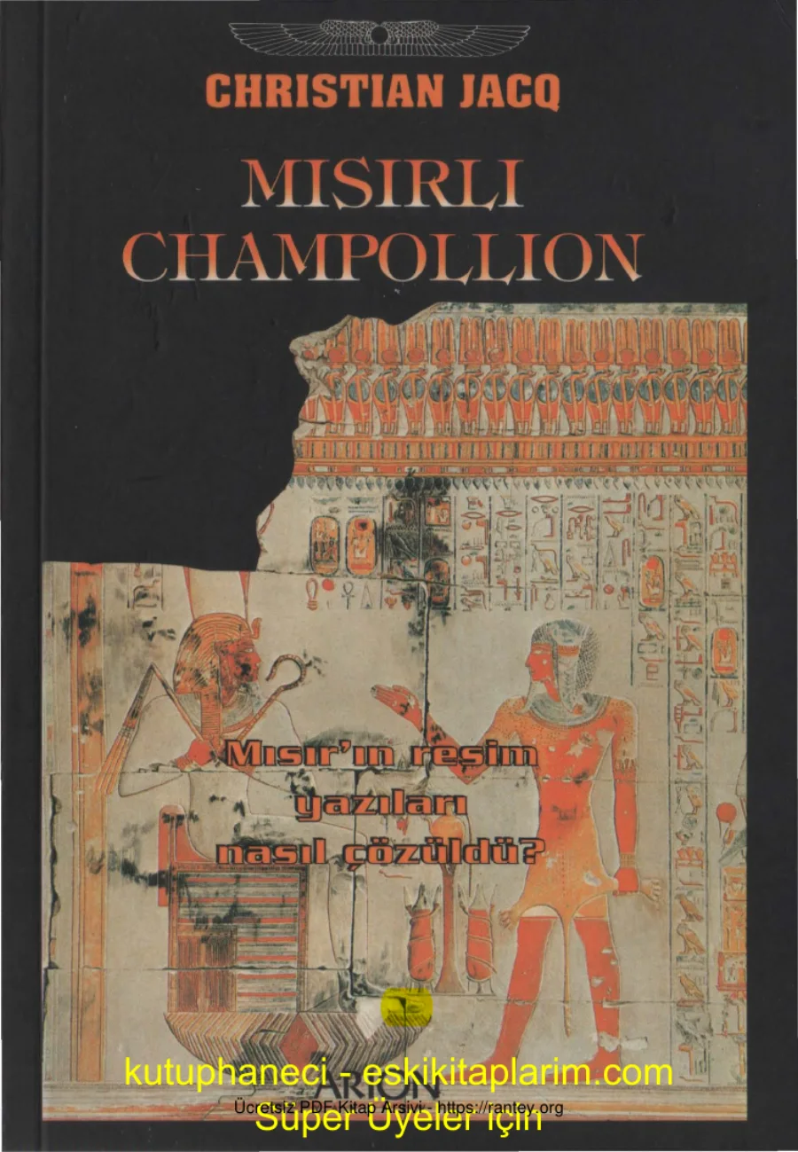Mısırlı Champollion kapak görseli