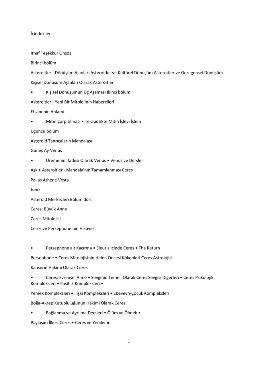 Mitoloji, Psikoloji ve Astroloji PDF kapak görseli