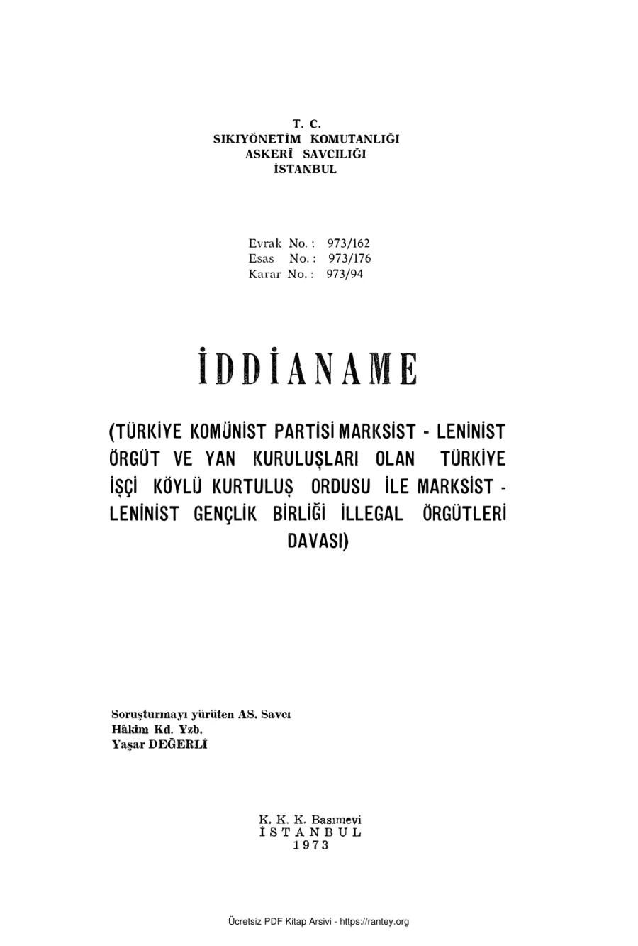 ML TİKKO TMLGB KKK 1973 kapak görseli