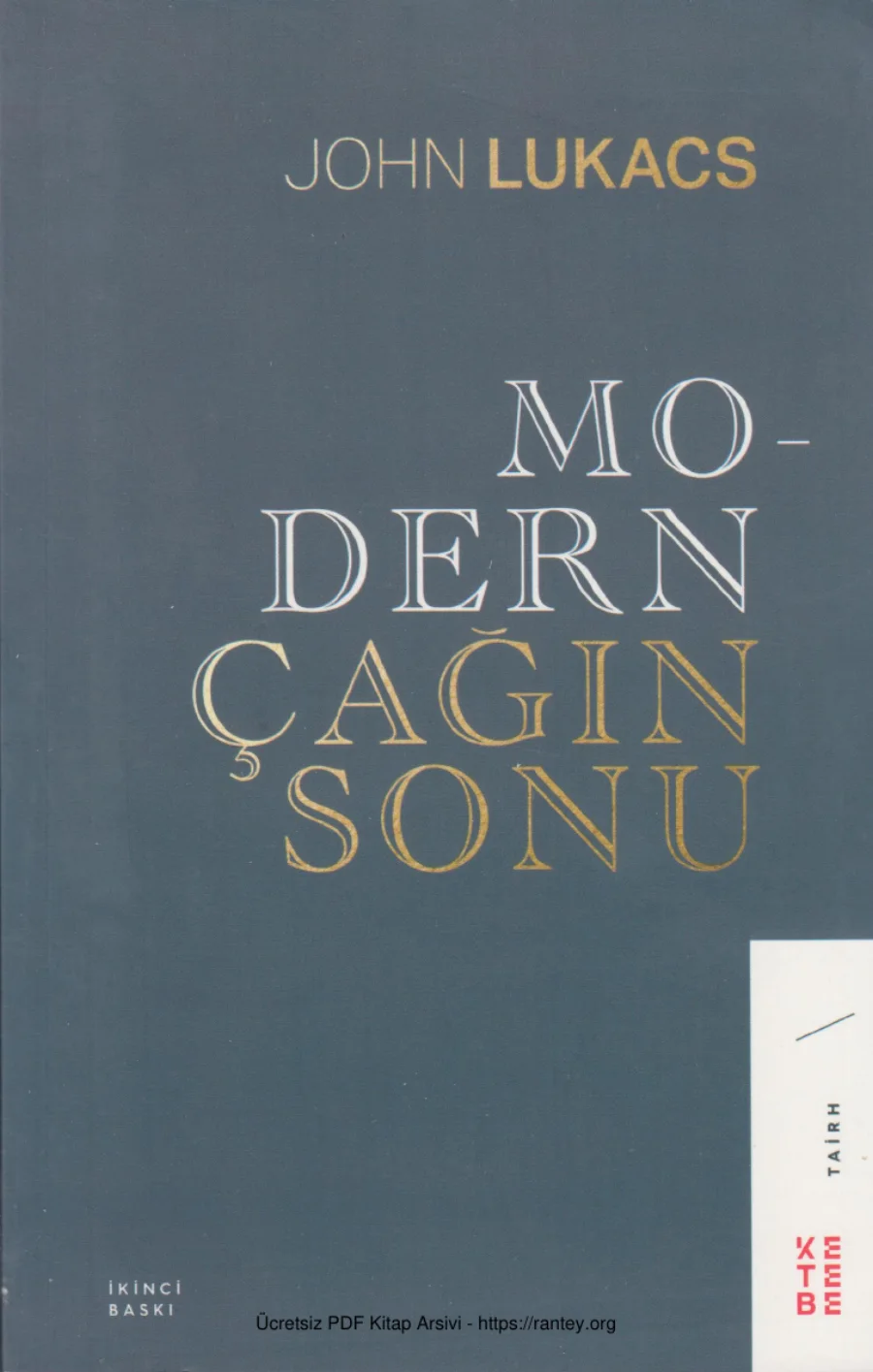 Modern Çağın Sonu kapak görseli