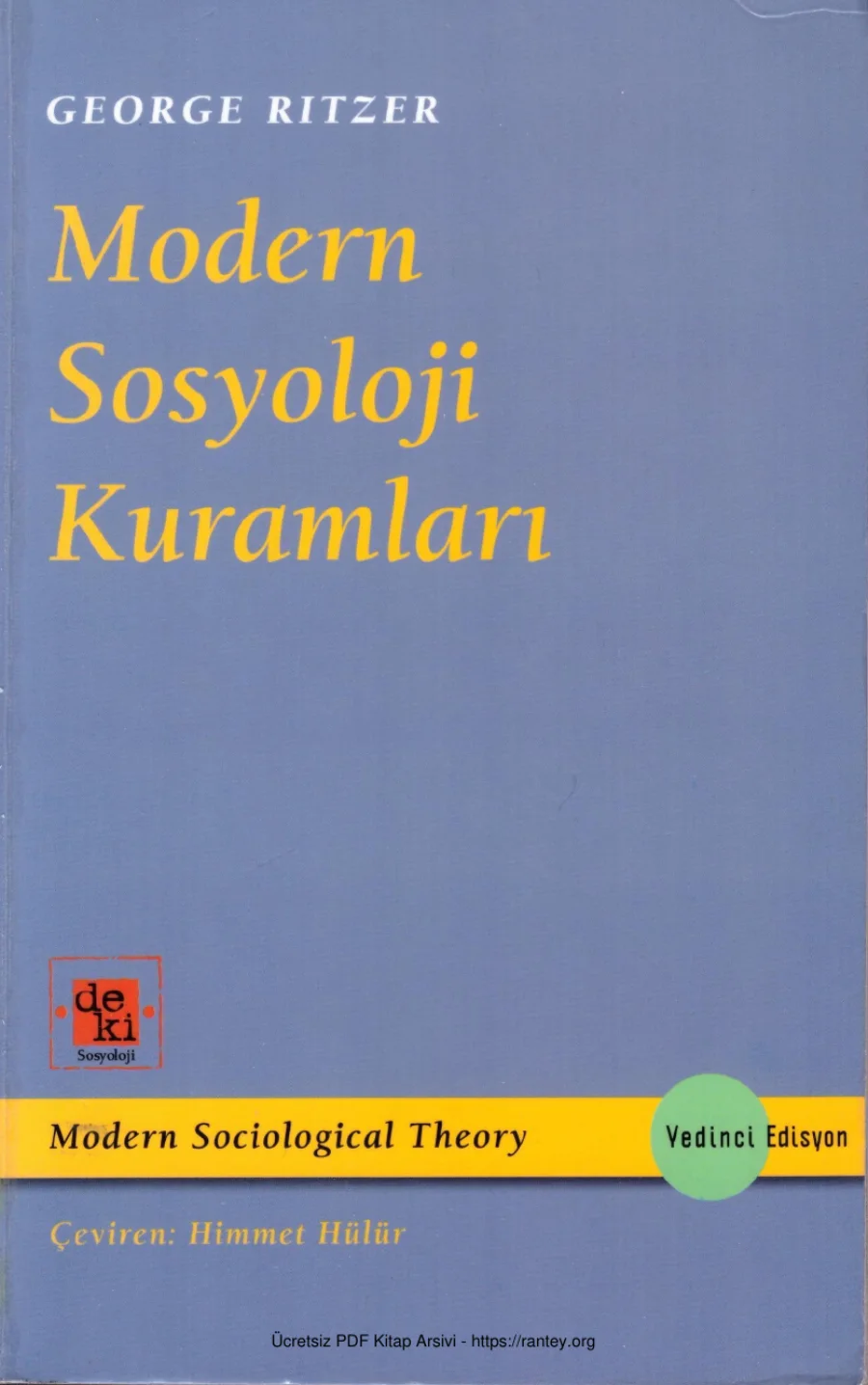 Modern Sosyoloji Kuramları kapak görseli