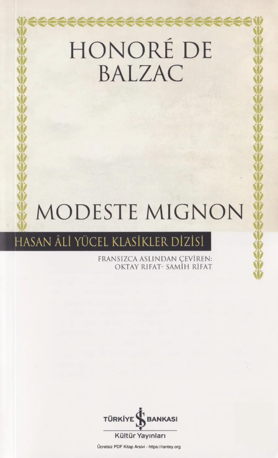Modeste Mignon kapak görseli