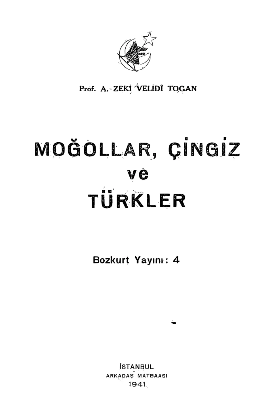 Moğollar, Cengiz ve Türkler kapak görseli