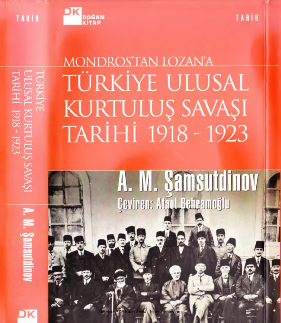 Mondrrosdan Lozana Türkiye Ulusal Kurtuluş Savaşı Tarihi 1912 1923 kapak görseli