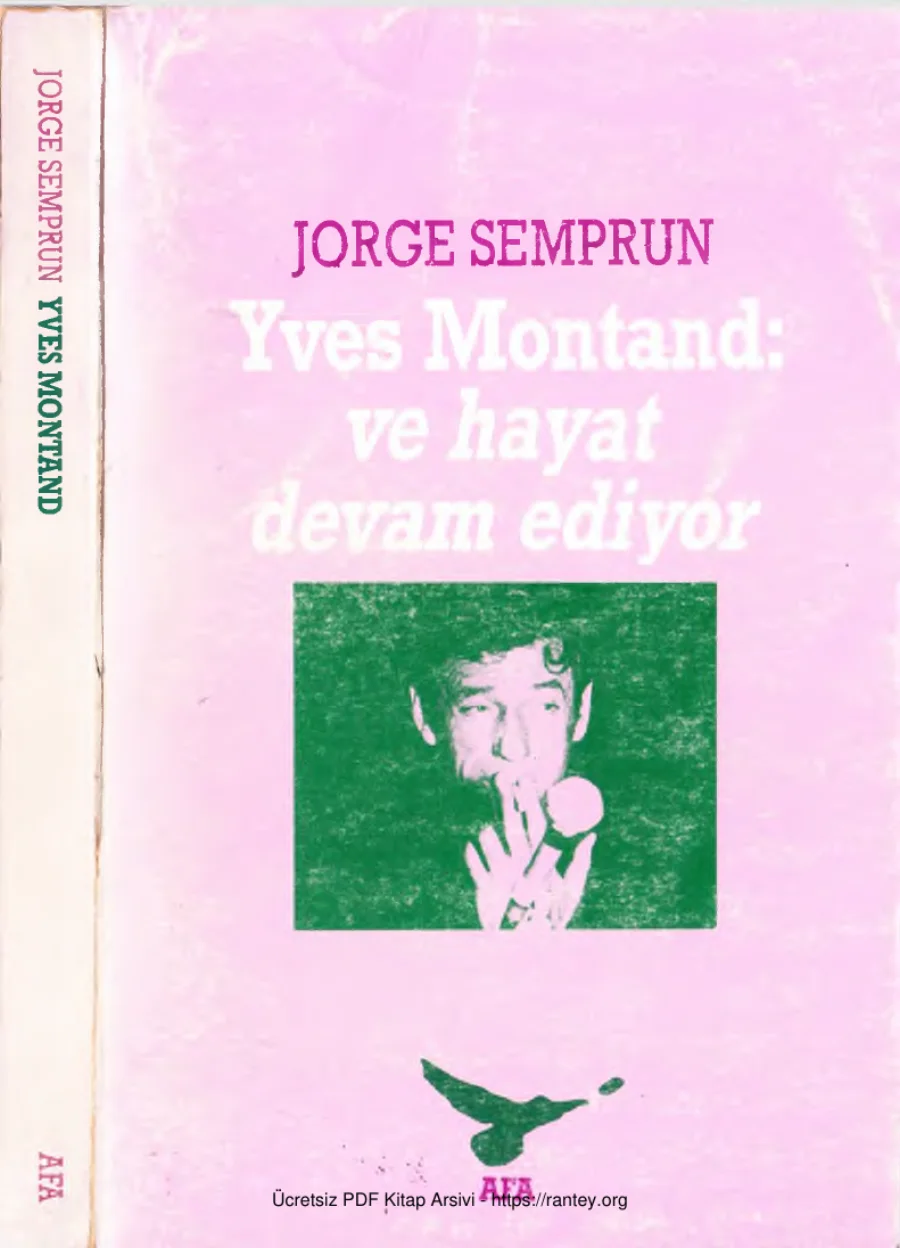 Montand Ve Hayat Devam Ediyor kapak görseli