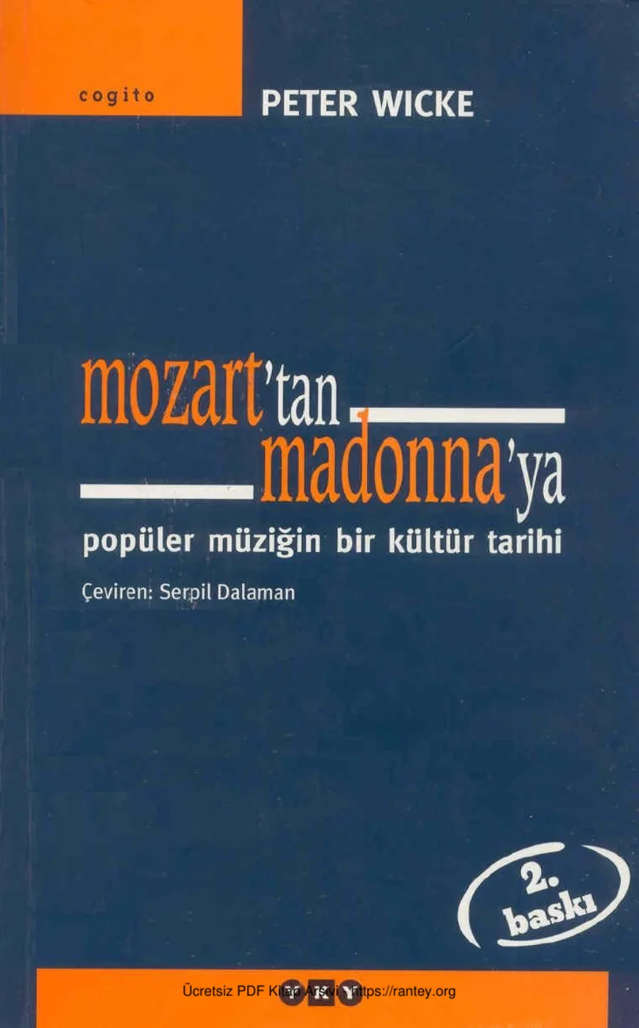 Mozarttan Madonnaya Popüler Müziğin Bir Kültür Tarihi kapak görseli