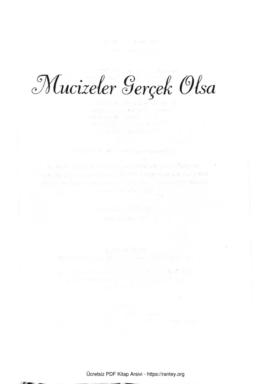 Mucizeler Gerçek Olsa kapak görseli