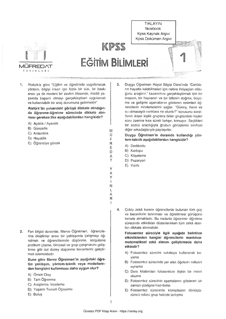 Mufredat 2016 Tg1 Egitim kapak görseli