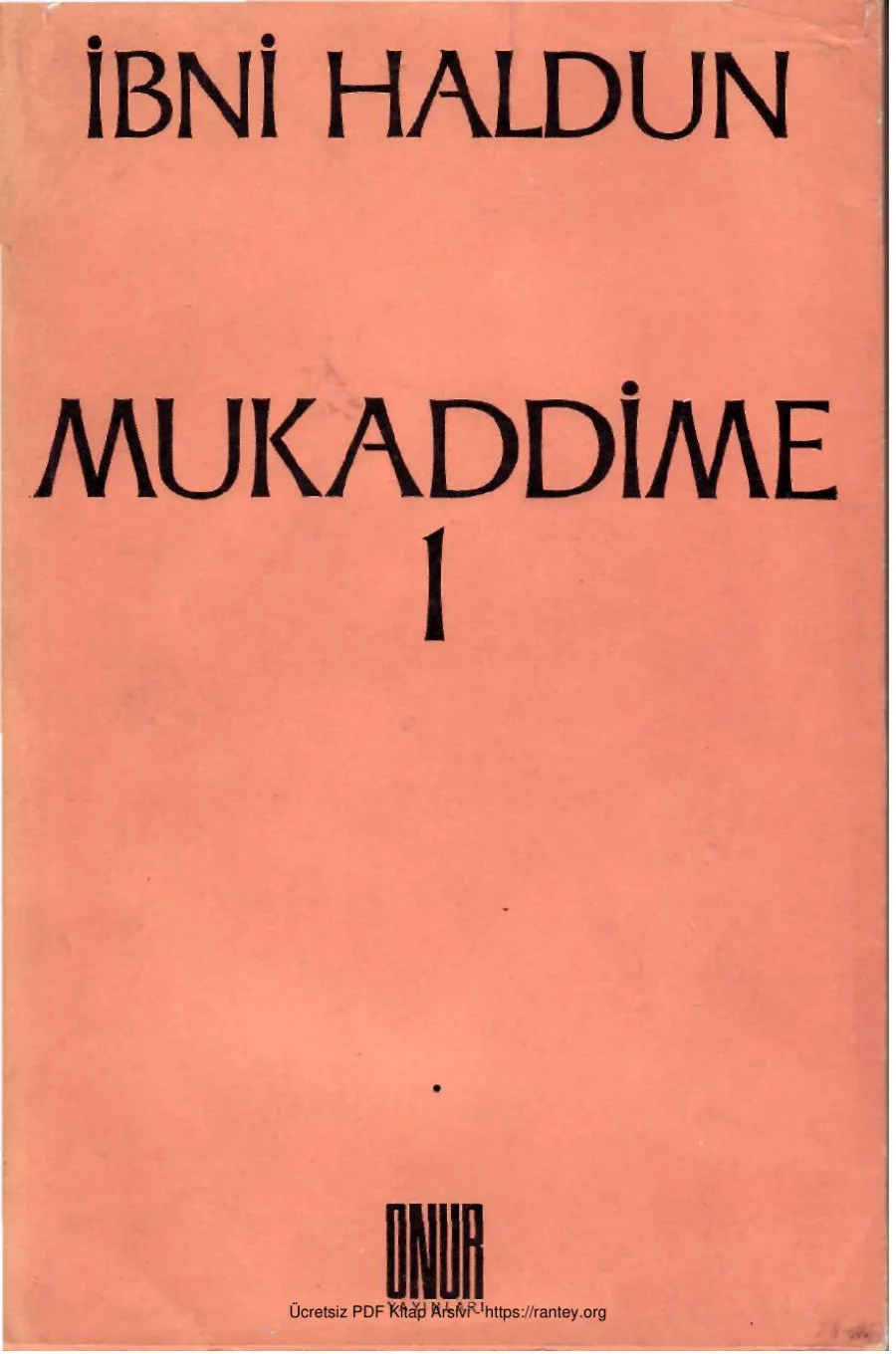 Mukaddime I kapak görseli