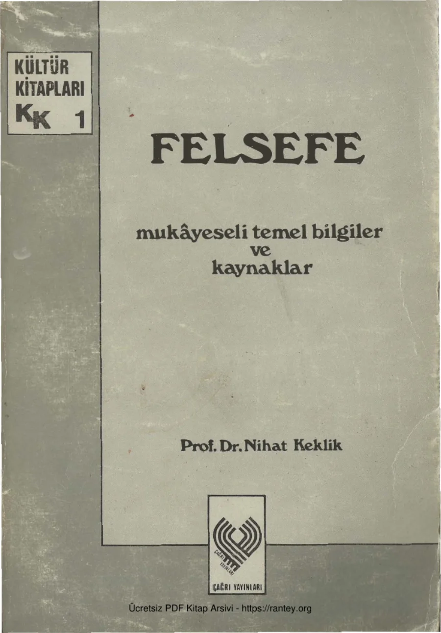 Mukayeseli Felsefe Cls kapak görseli