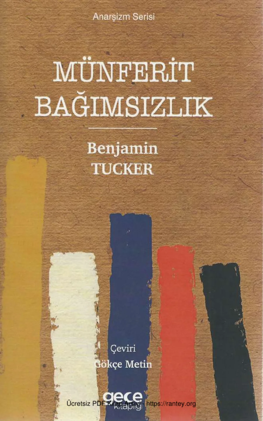 Münferit Bağımsızlık Gece Kitaplığı kapak görseli