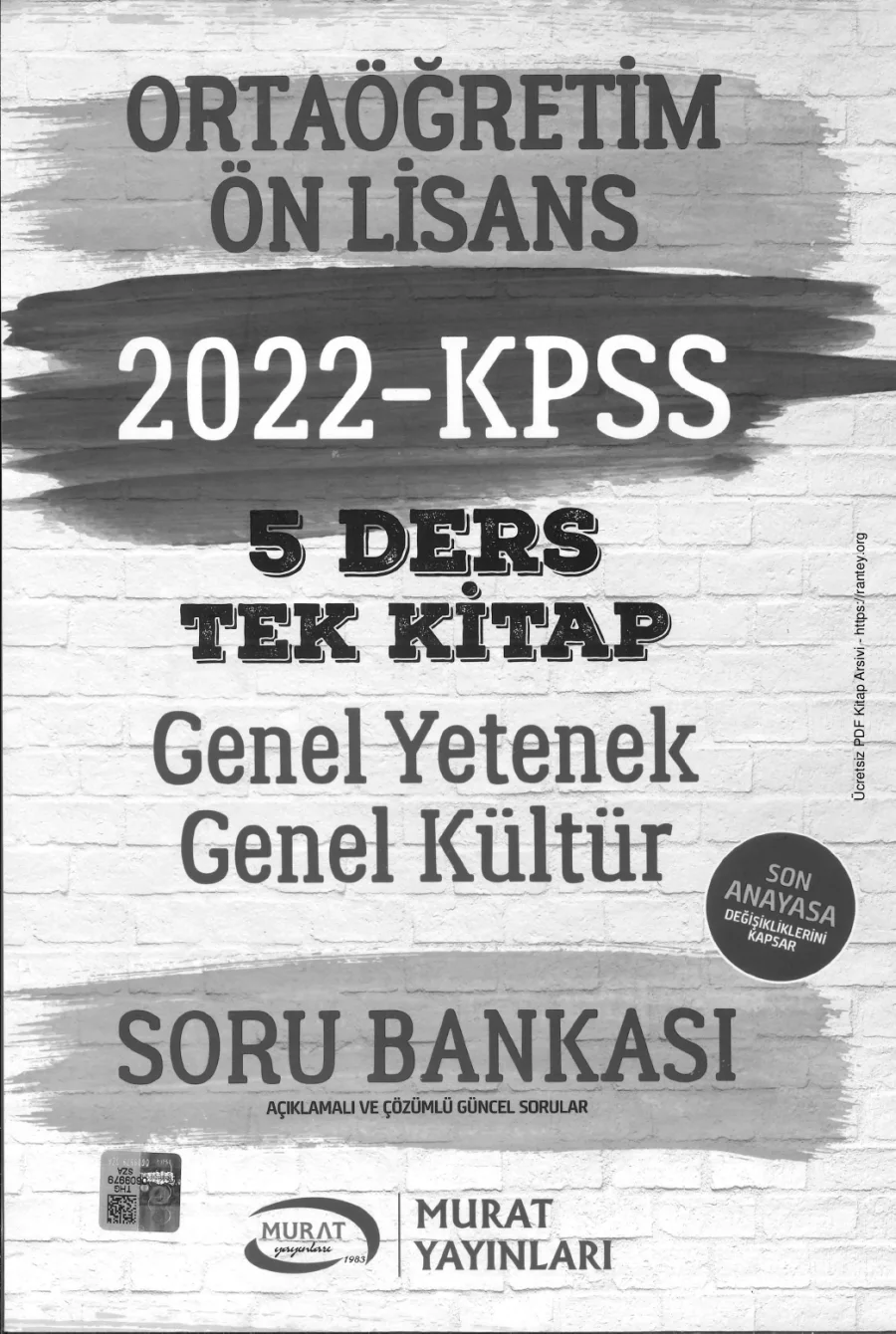 Murat Önlisans GYGK 5 Ders Tek Kitap SB kapak görseli