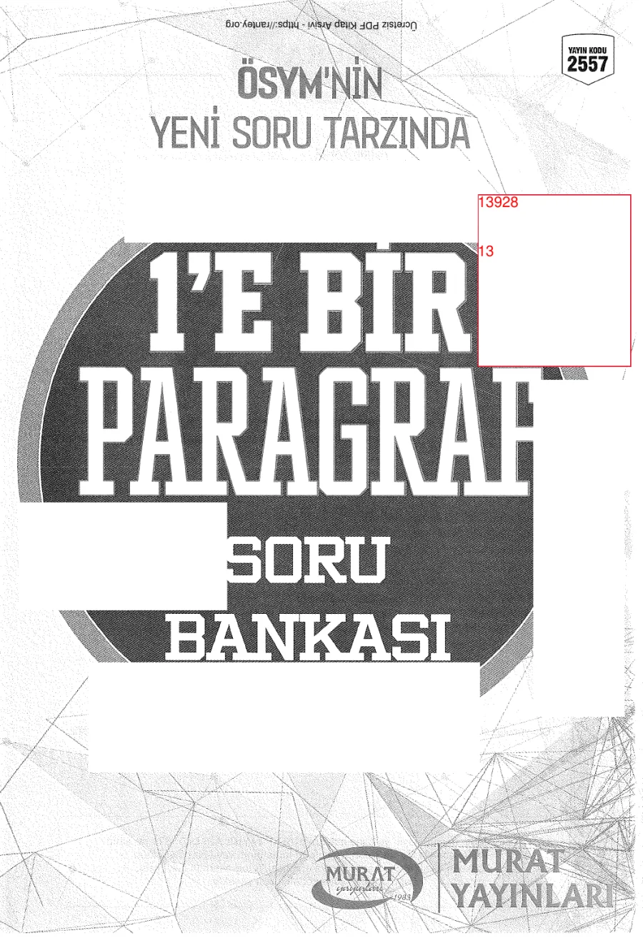 Murat Yayınları Paragraf kapak görseli
