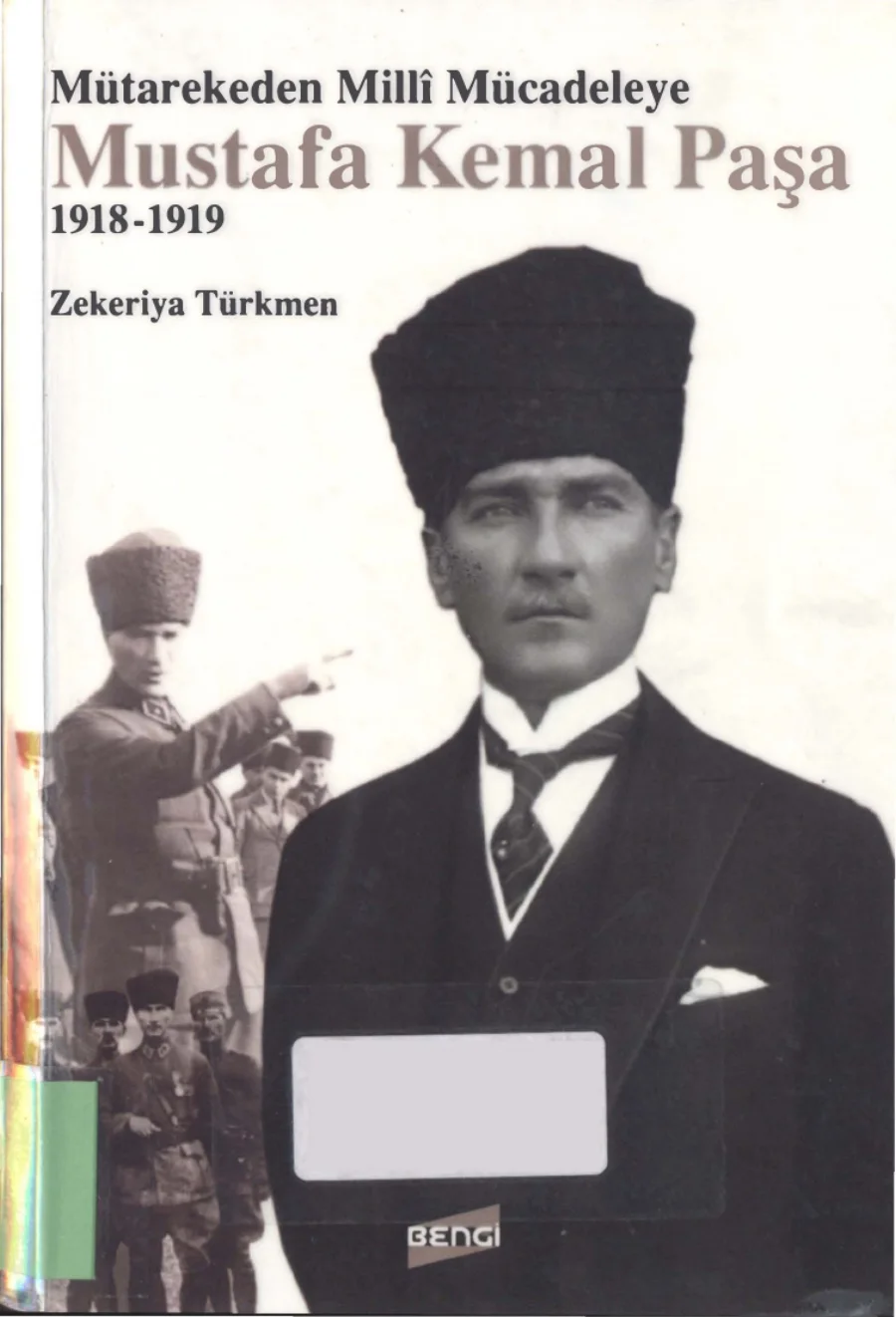 Mütarekeden Milli Mücadeleye Mustafa Kemal Paşa kapak görseli