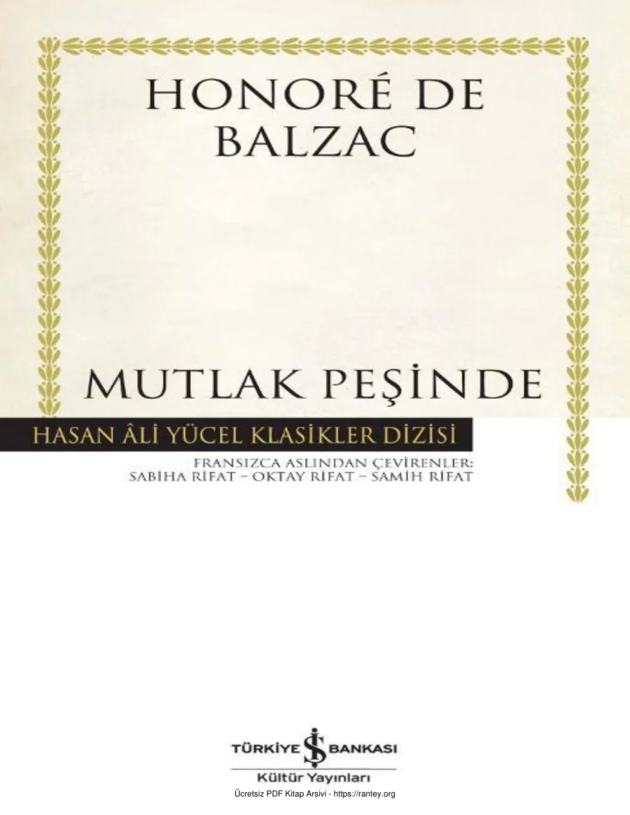 Mutlak Peşinde kapak görseli