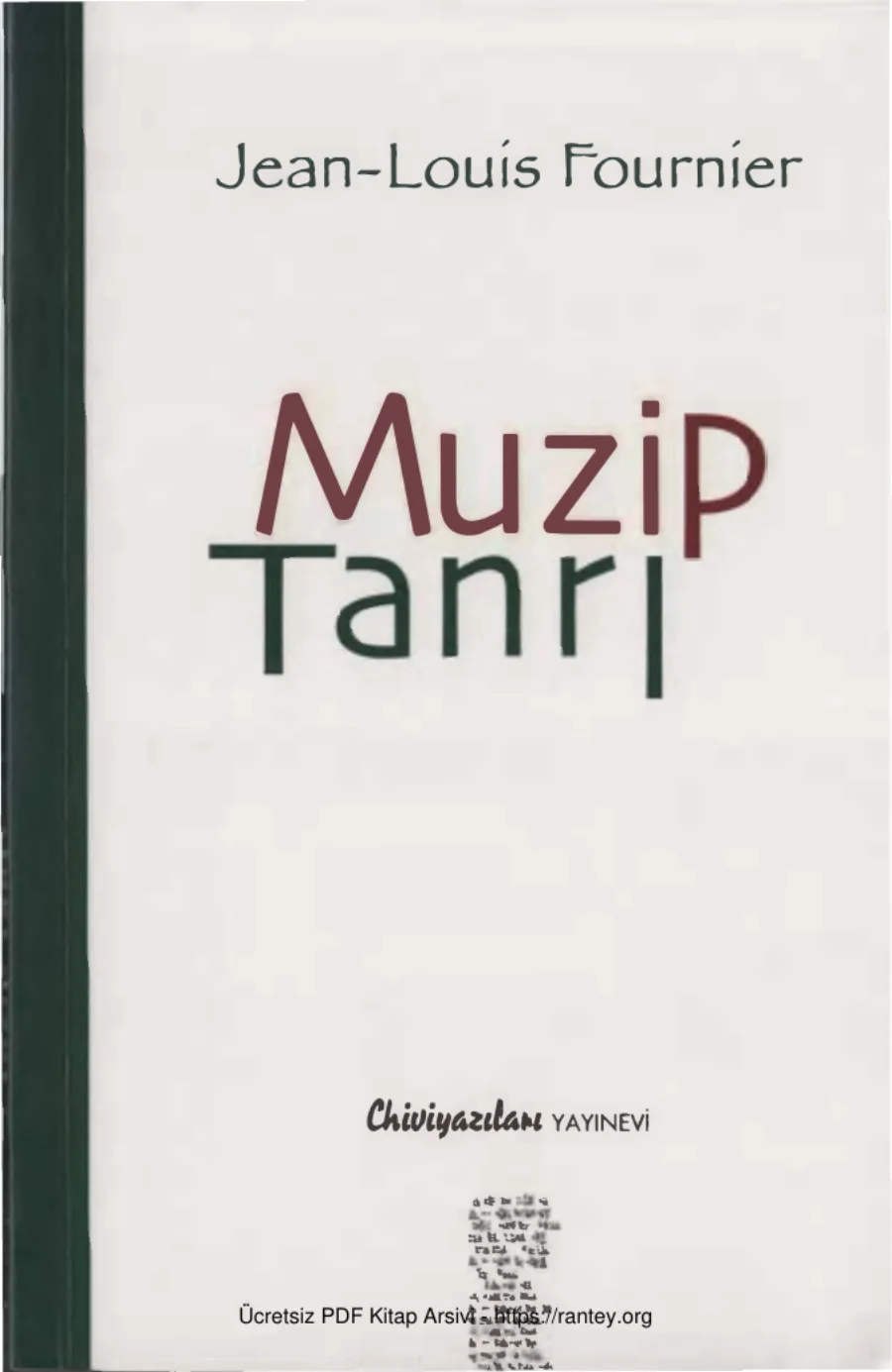 Muzip Tanrı kapak görseli