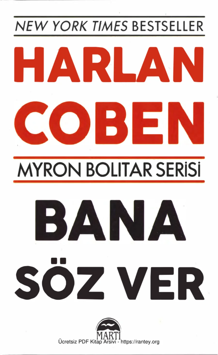 Myron Bolitar 8 Bana Söz Ver kapak görseli