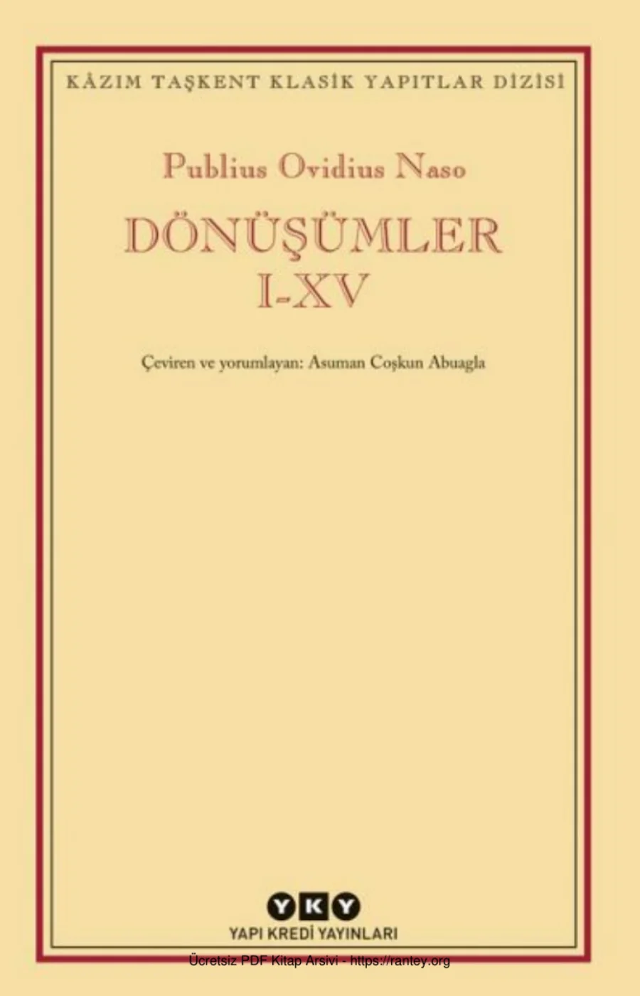Naso Dönüşümler I XV kapak görseli