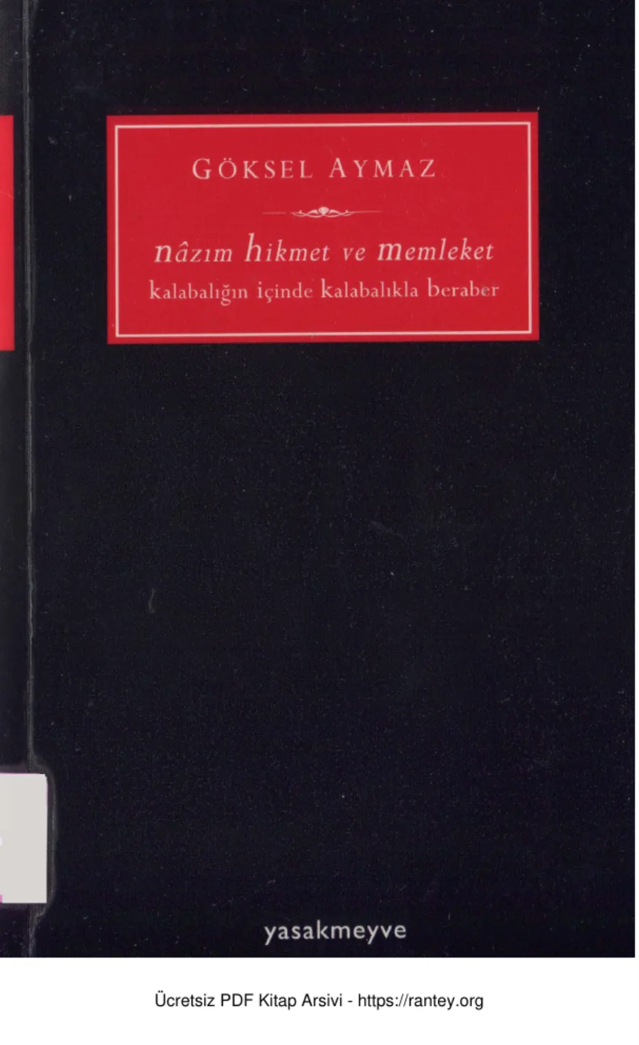 Nazım Hkmet ve Memleket Yasakmeyve Yayınları kapak görseli