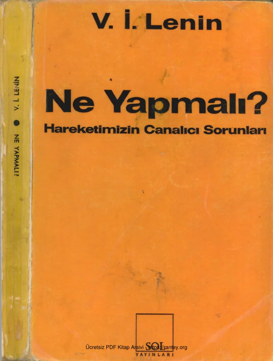 Ne Yapmalı kapak görseli