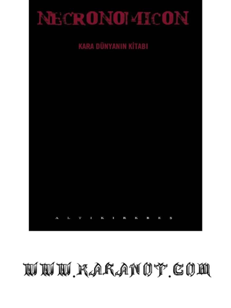 Necronomicon: Kara Dünyanın Kitabı kapak görseli