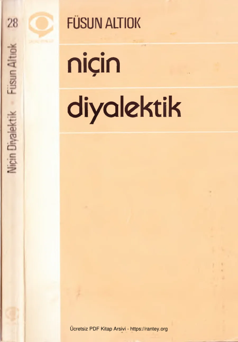 Niçin Diyalektik kapak görseli