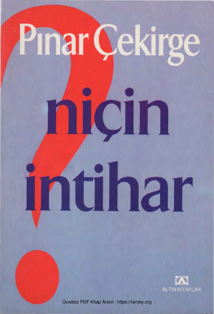 Niçin İntihar kapak görseli