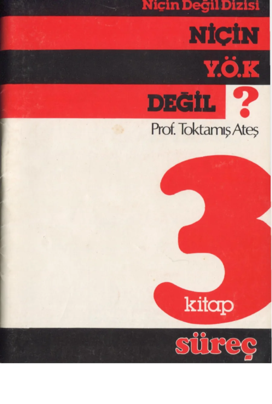 Niçin YÖK Değil kitap kapağı