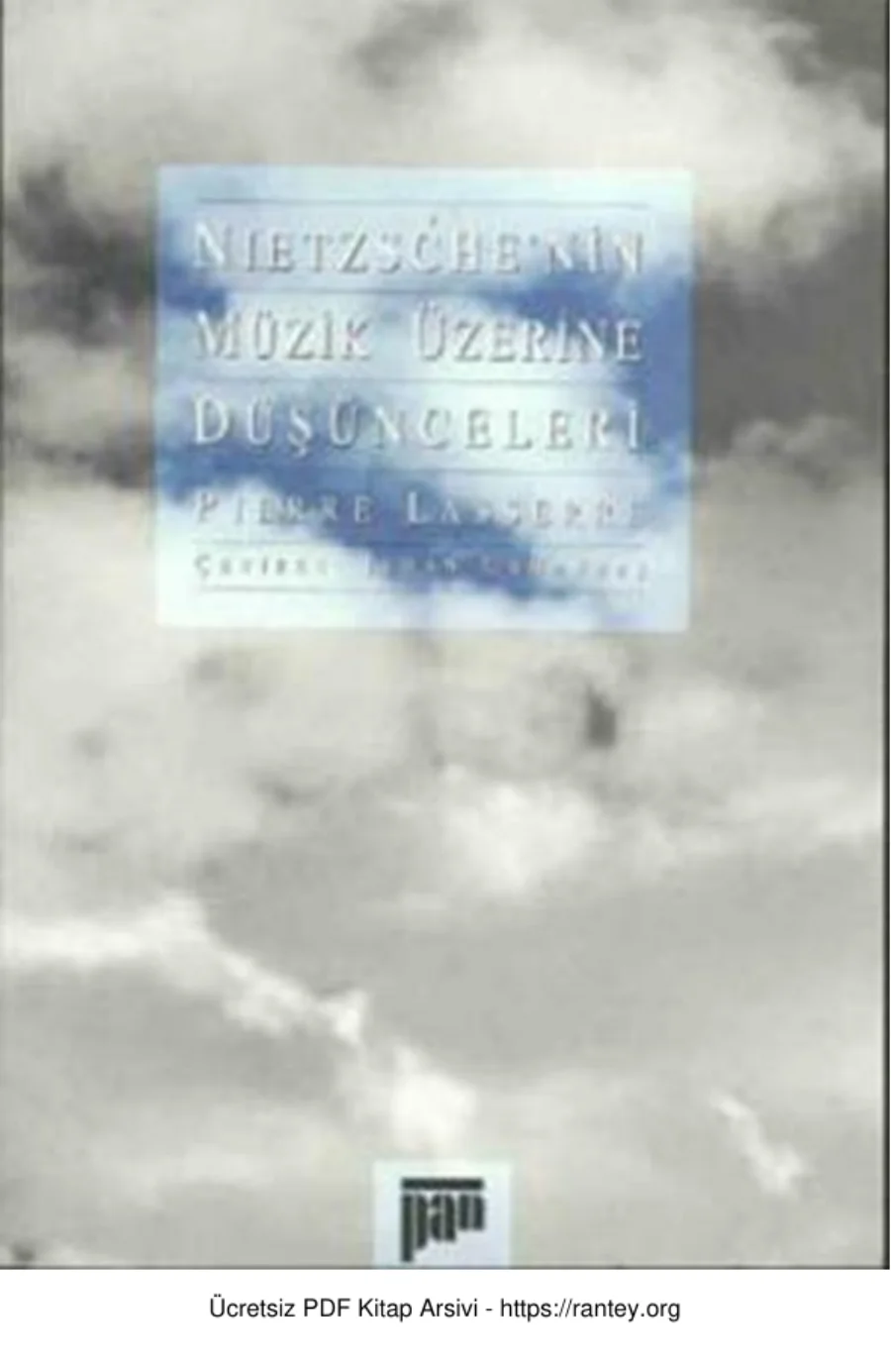 Nietzschenin Müzik Üzerine Düşünceleri kapak görseli