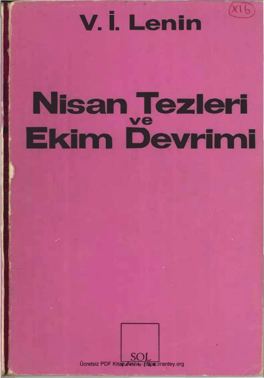 Nisan Tezleri ve Ekim Devrimi kapak görseli