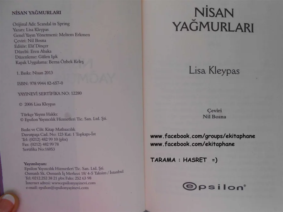 Nisan Yağmurları kapak görseli