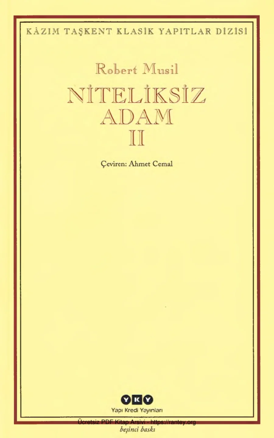 Niteliksiz Adam 2 kapak görseli