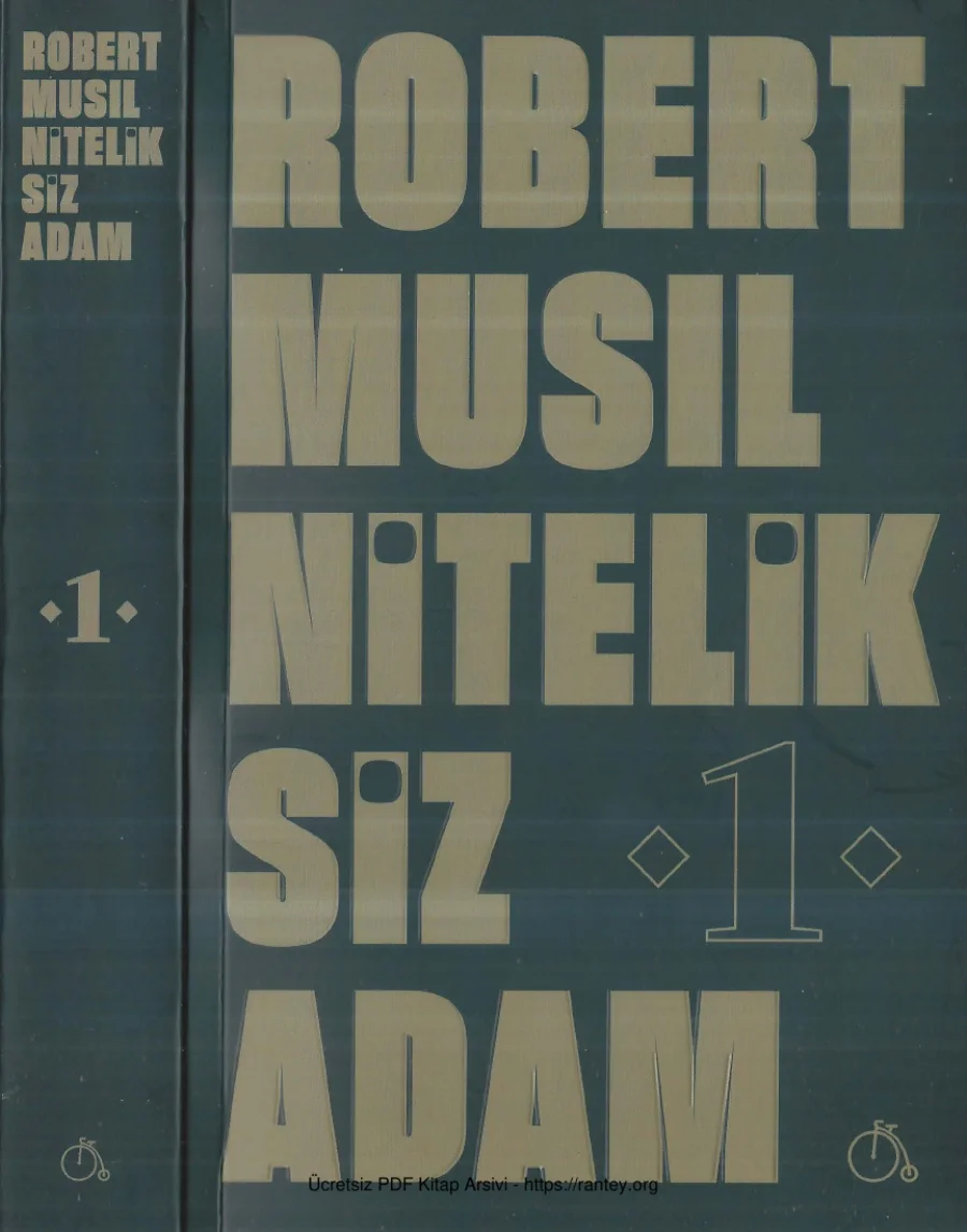 Niteliksiz Adam Cilt 1 kapak görseli