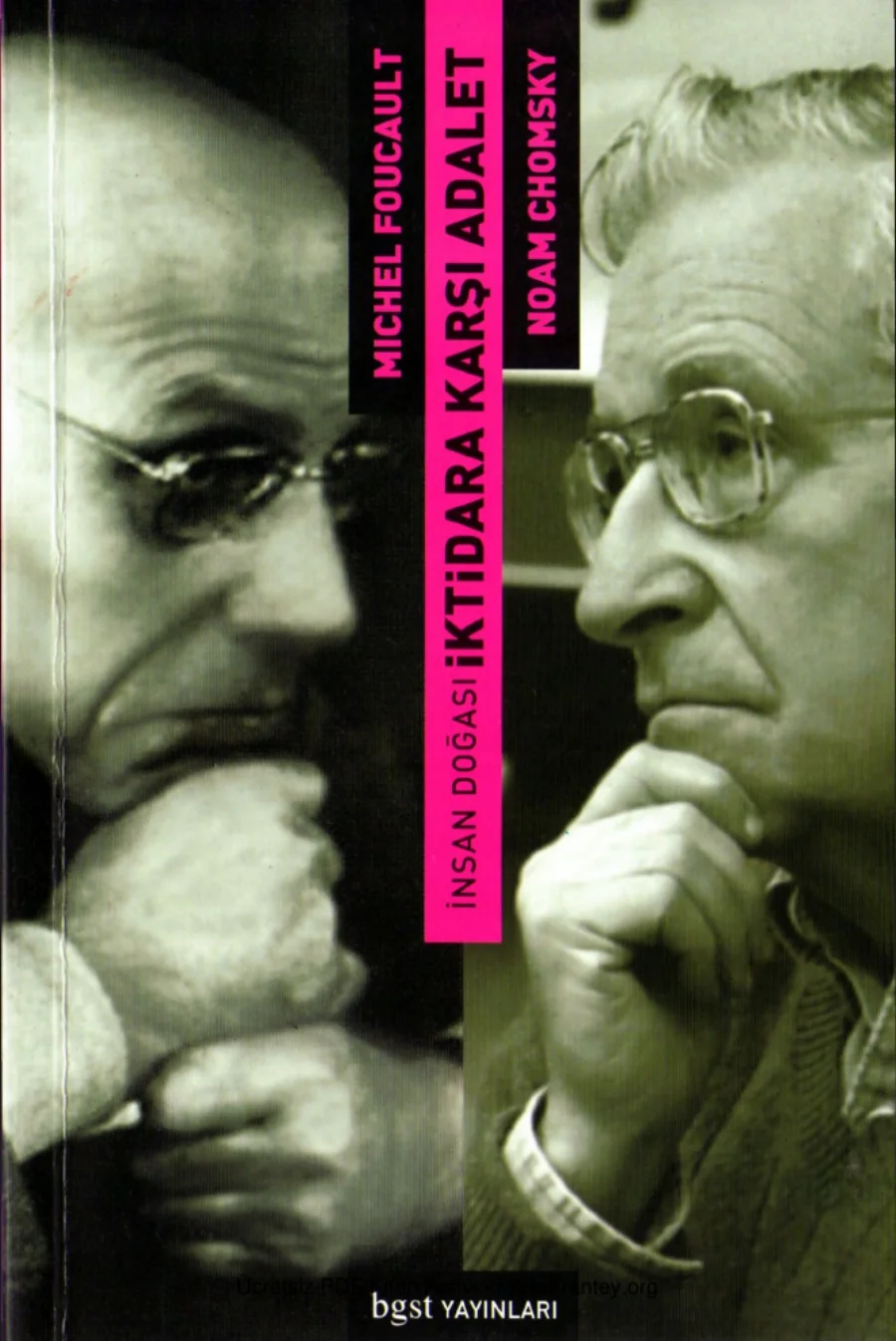 Noam Chomsky İnsan Doğası İktidara Karşı Adalet kapak görseli