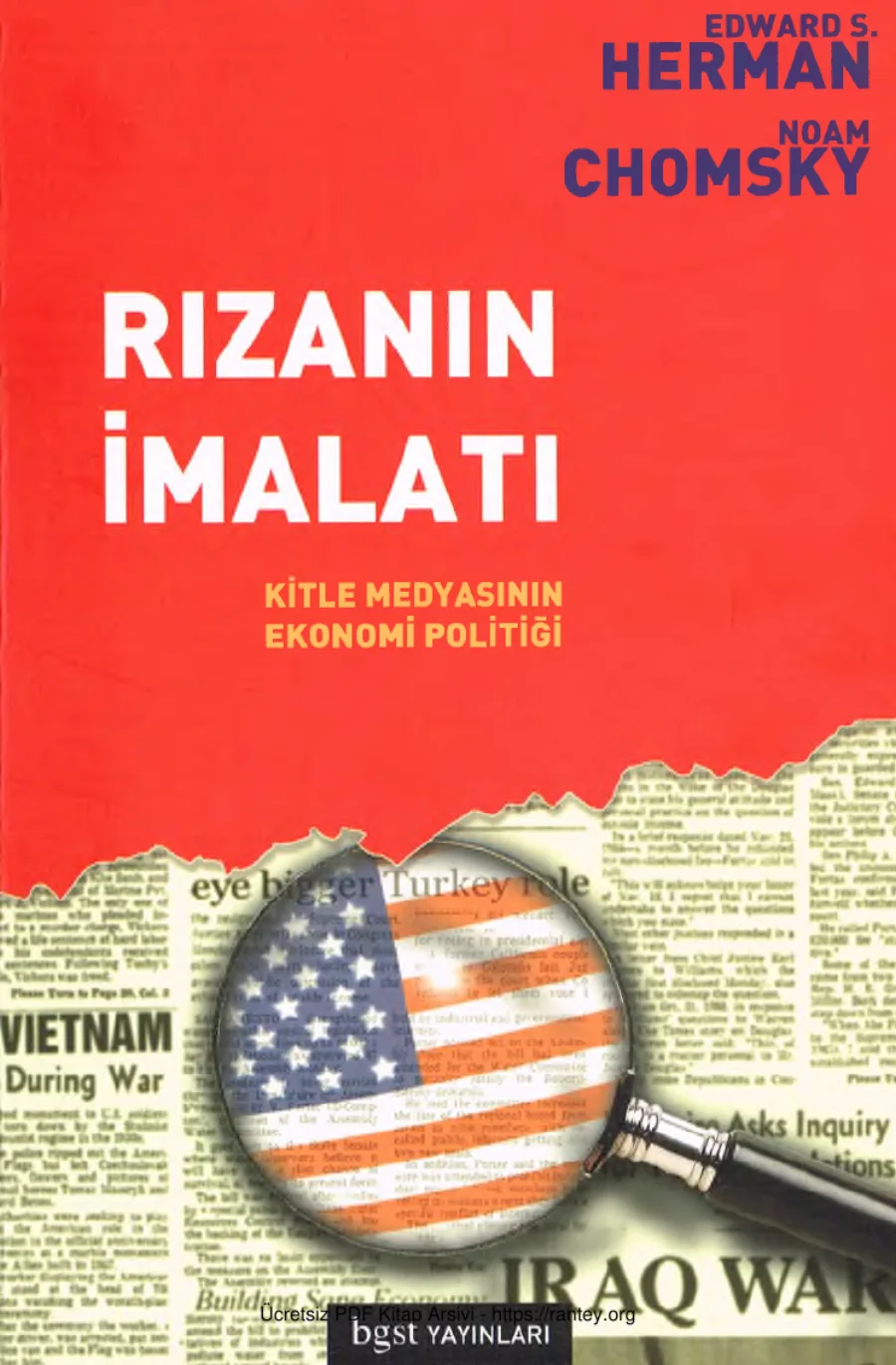 Noam Chomsky Rızanın İmalatı Kitle Medyasının Ekonomi Politiği kapak görseli