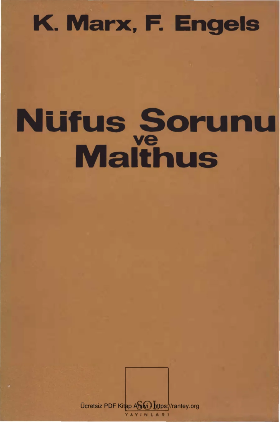 Nüfus Sorunu ve Malthus kapak görseli