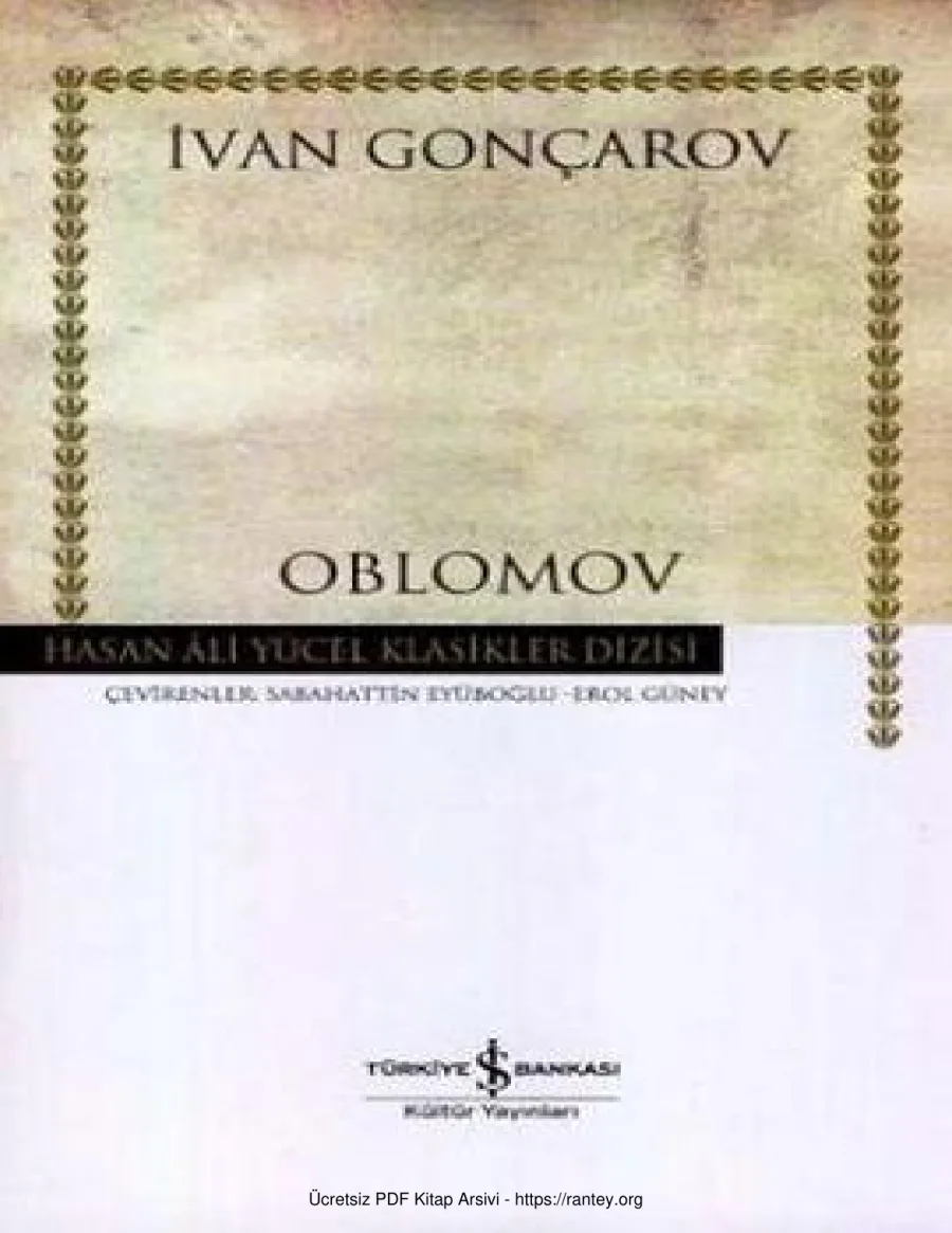 Oblomov kapak görseli