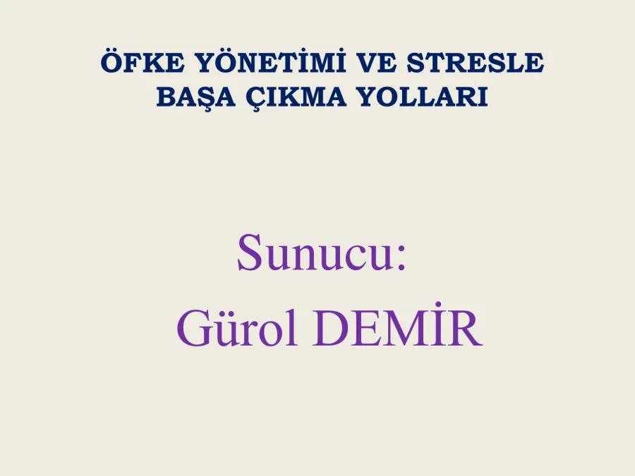 Öfke Kontrolü ve Stresten Kurtulma Yolları PDF kapak görseli