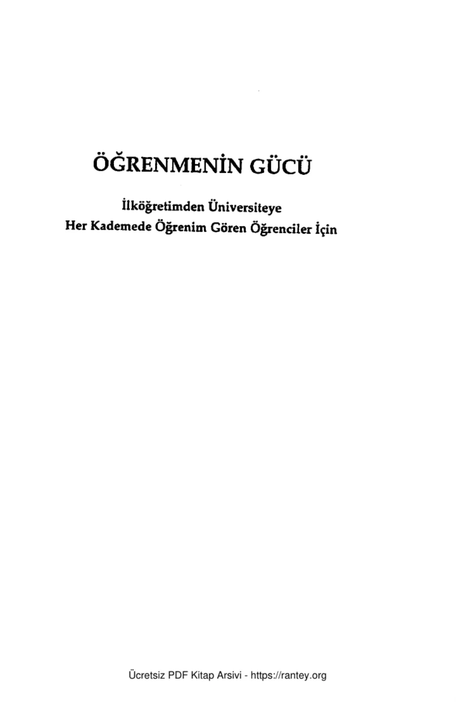 Öğrenmenin Gücü kapak görseli