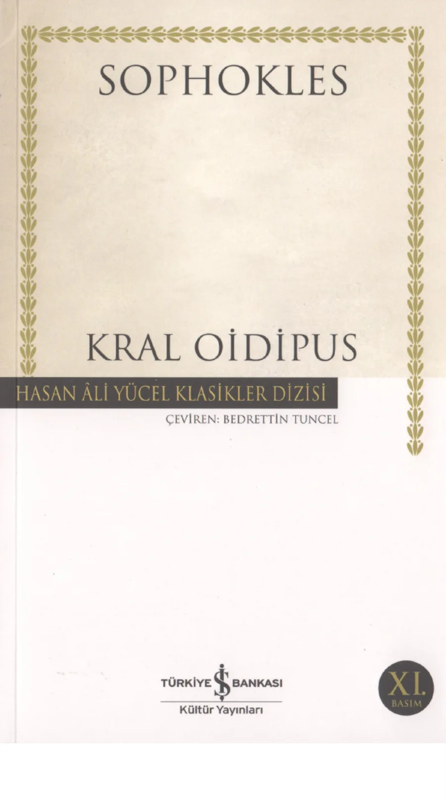 Oidipus kitap kapağı