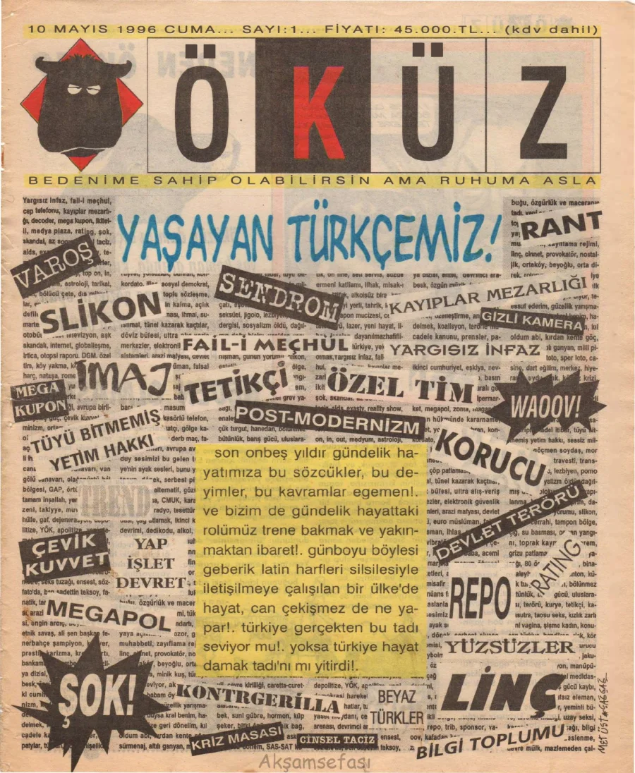 Öküz - Sayı 1 kapak görseli