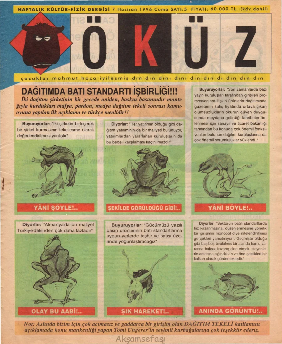 Öküz - Sayı 5 kapak görseli