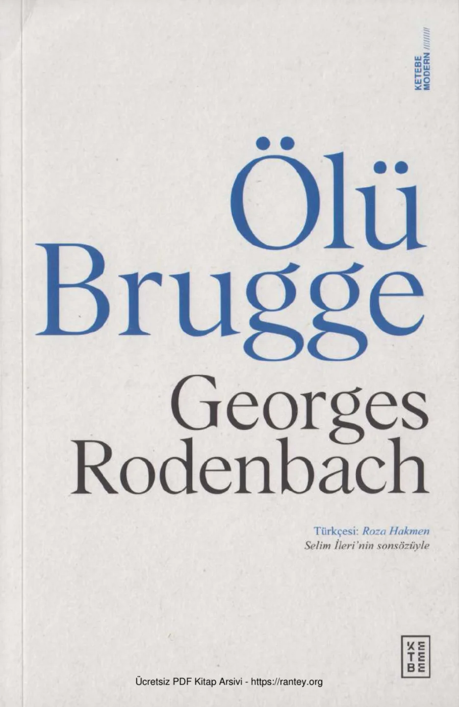Ölü Brugge kapak görseli